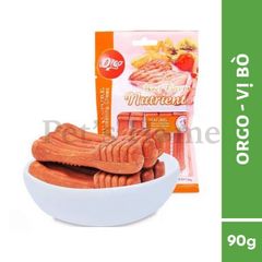 Xương Orgo sạch răng cho chó 90g -  Nhiều vị