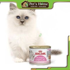 Pate Royal Canin Babycat Instinctive thức ăn ướt siêu mịn cho mèo mẹ và mèo sơ sinh Pháp lon 195g