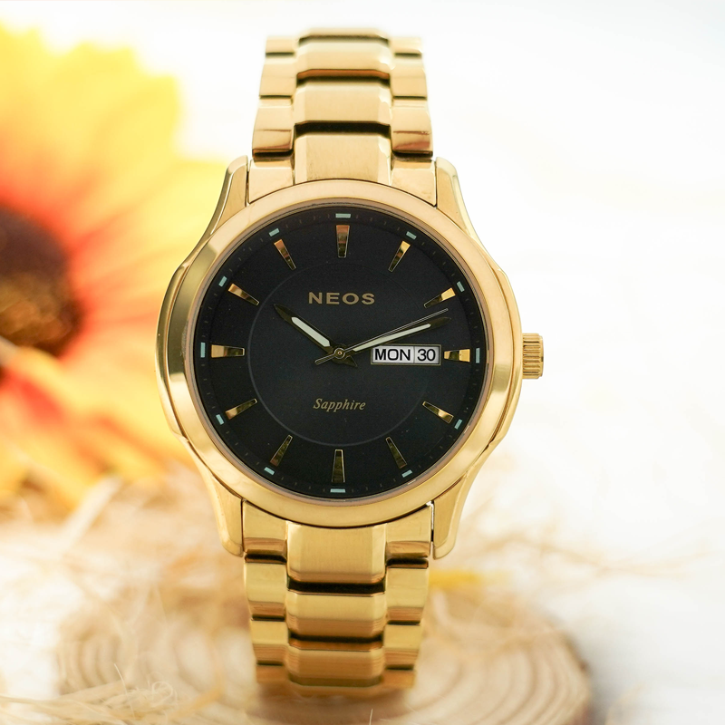 Đồng Hồ Chính Hãng Neos N-30724M Nam Sapphire Dây Thép