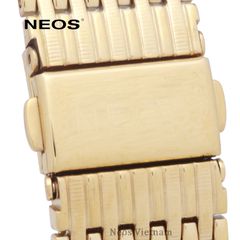 Đồng Hồ Nam Đẹp Neos N-30851M Thời Trang Dây Thép Vàng