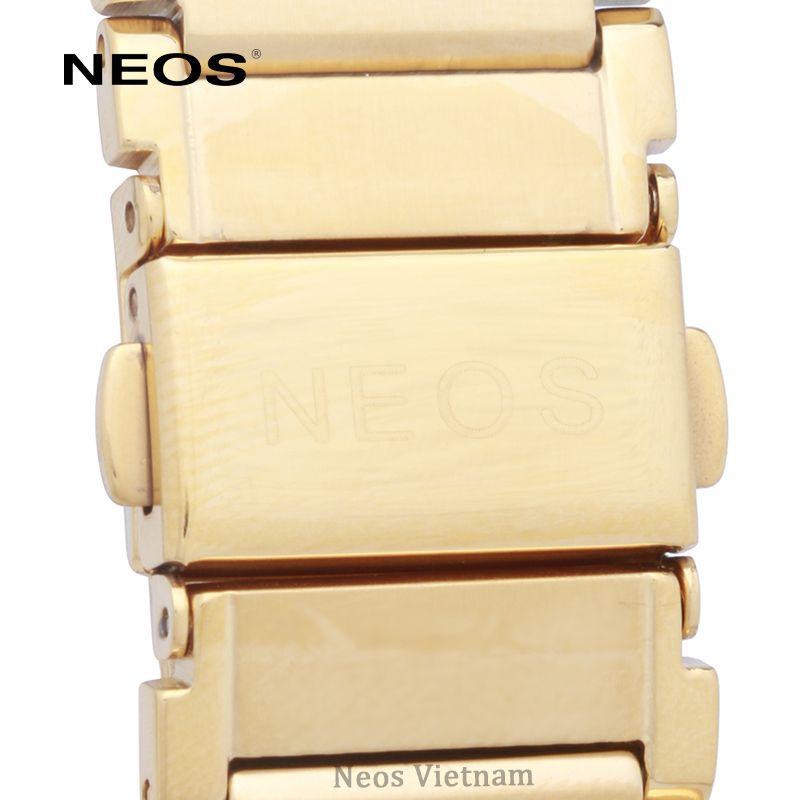 Đồng Hồ Nam Neos N-30853M Dây Thép Vàng