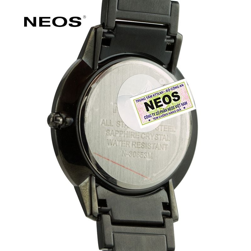 Đồng Hồ Nam Neos N-30853M Dây Thép Vàng