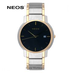 Đồng Hồ Nam Neos N-30853M Dây Thép Vàng