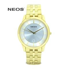 Đồng Hồ Nam Chính Hãng Neos N-30854M Sapphire Dây Thép Bạc