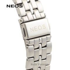 Đồng Hồ Nam Chính Hãng Neos N-30854M Sapphire Dây Thép Bạc