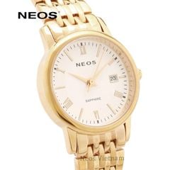 Đồng Hồ Nữ Chính Hãng Neos N-30859L Sapphire Dây Thép Vàng