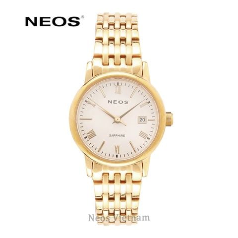 Đồng Hồ Nữ Chính Hãng Neos N-30859L Sapphire Dây Thép Vàng