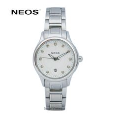 Đồng Hồ Nữ Đẹp Neos N-30864L Dây Thép Vàng