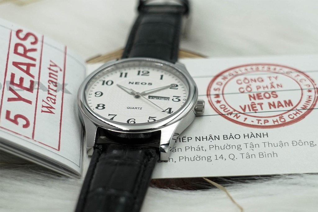 Đồng Hồ Nam Dây Da Neos N-30869M Sapphire Bảo Hành Chính Hãng 5 Năm