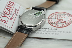 Đồng Hồ Nam Dây Da Neos N-30869M Sapphire Bảo Hành Chính Hãng 5 Năm