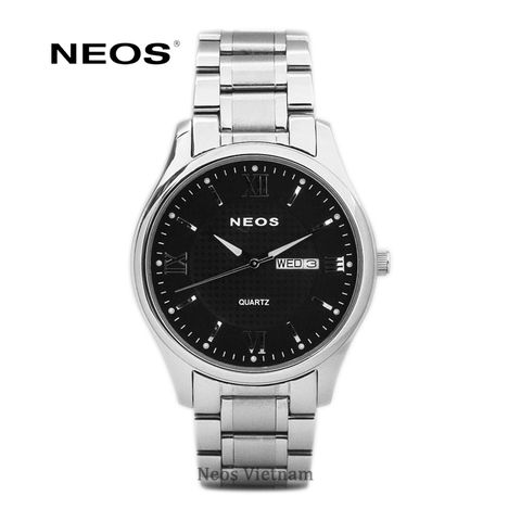 Đồng Hồ Neos N-30869M Nam Dây Thép Vàng