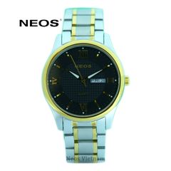 Đồng Hồ Neos N-30869M Nam Dây Thép Vàng