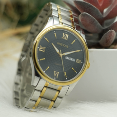 Đồng Hồ Neos N-30869M Nam Dây Thép Vàng