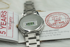Đồng Hồ Neos N-30869M Nam Dây Thép Vàng