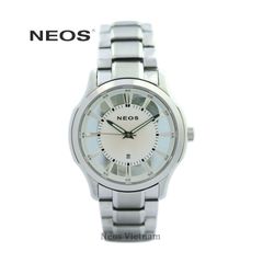 Đồng Hồ Nam Đẹp Neos N-30883M Dây Thép Vàng