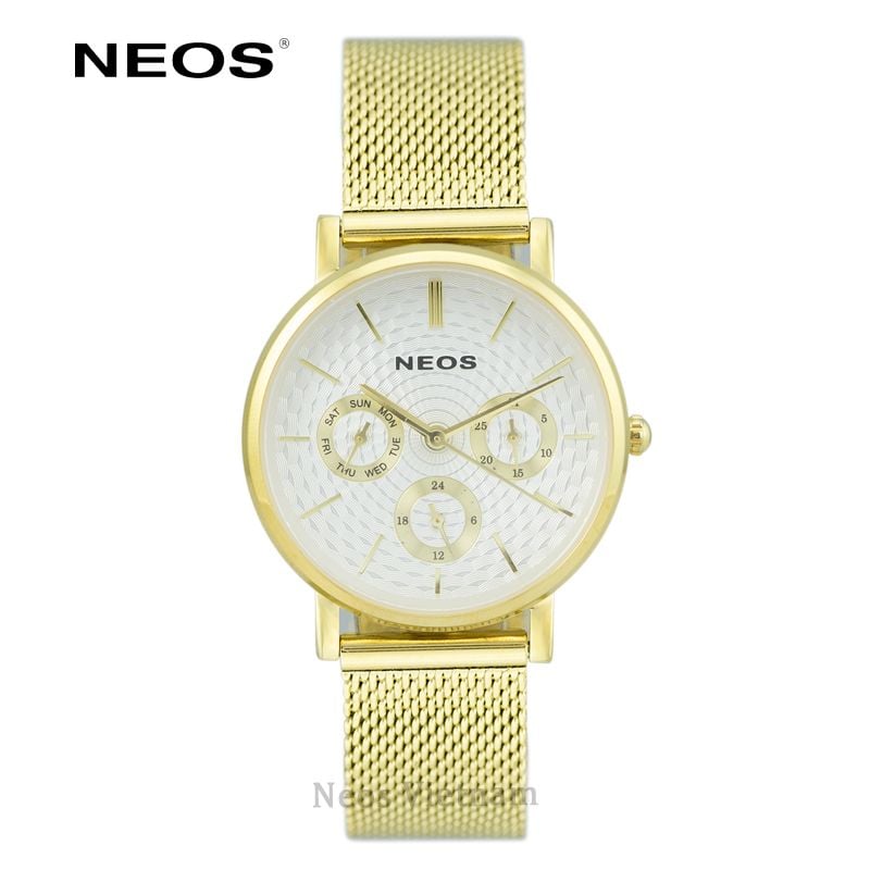 Đồng Hồ Chính Hãng Neos N-30887L Nữ Sapphire 6 Kim