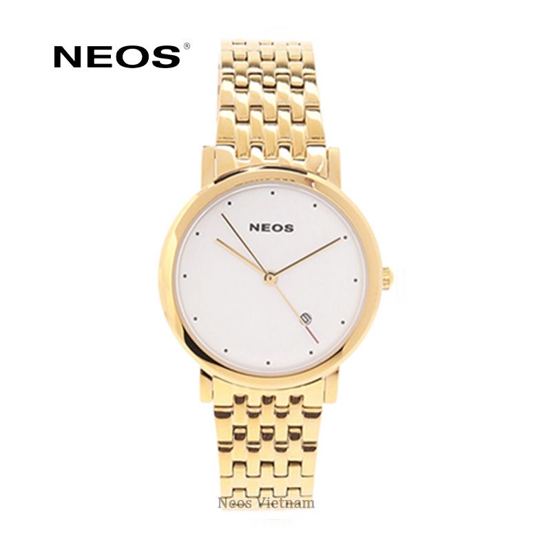 Đồng Hồ Nữ Chính Hãng Neos N-30888N Sapphire Dây Thép Đen