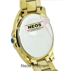 Đồng Hồ Nam Chính Hãng Neos N-30912M Sapphire Dây Thép Vàng