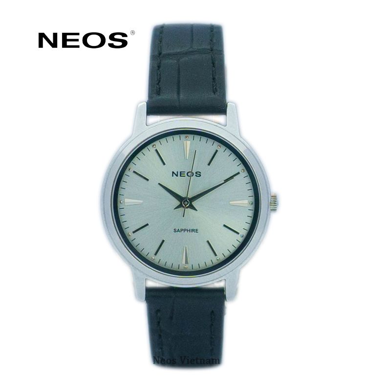 Đồng Hồ Dây Da Neos N-30913L Nữ Sapphire Chính Hãng