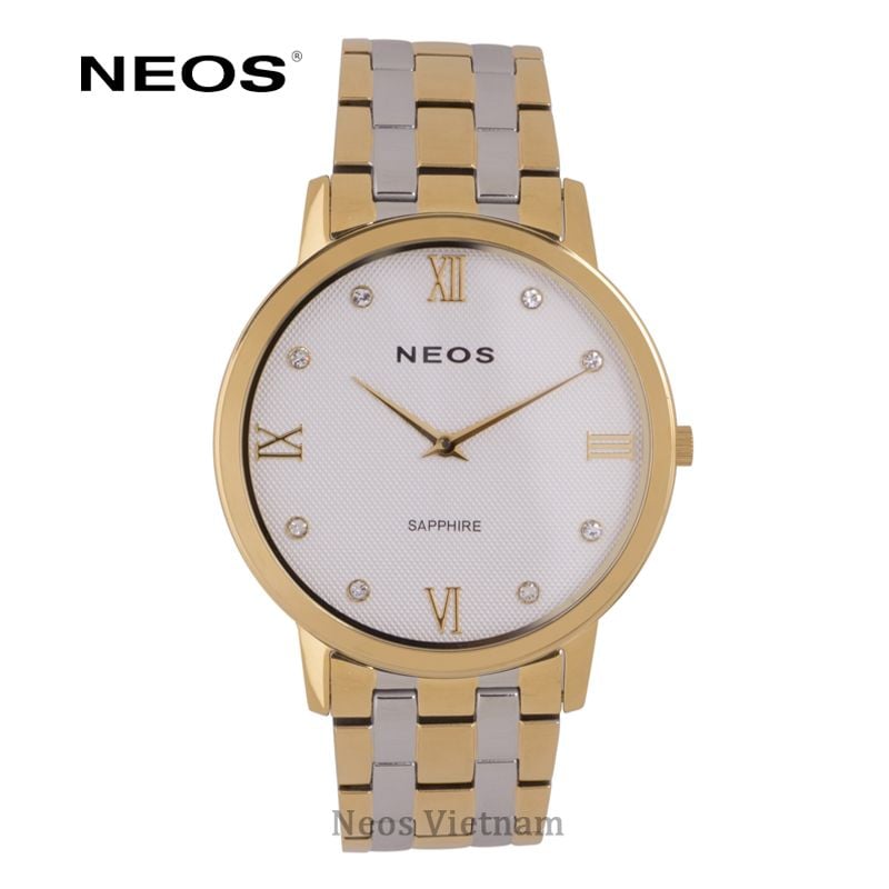 Đồng Hồ Đeo Tay Nam Neos N-30922M Sapphire Full Đen