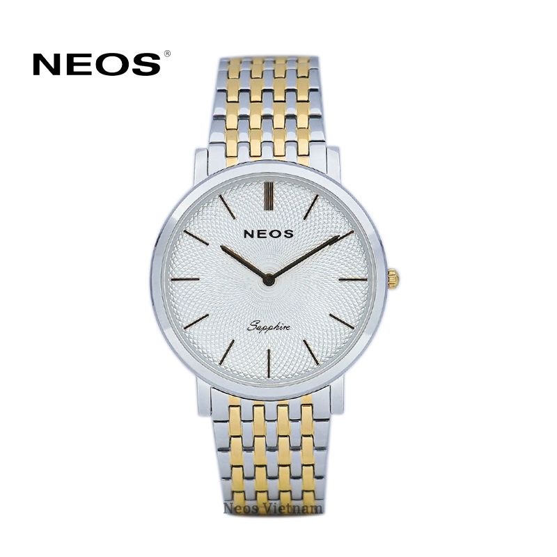 Đồng Hồ Nam Dây Thép Neos N-30941M Sapphire Full Đen