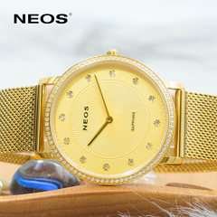 Đồng Hồ Neos N-40577AM Sapphire Dây Thép Lưới