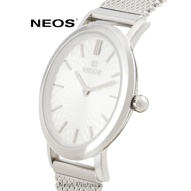 Đồng Hồ Đeo Tay Nữ Neos N-40577L Sapphire Dây Lưới