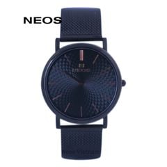 Đồng Hồ Nam Đẹp Neos N-40577M Sapphire Dây Thép Lưới Vàng