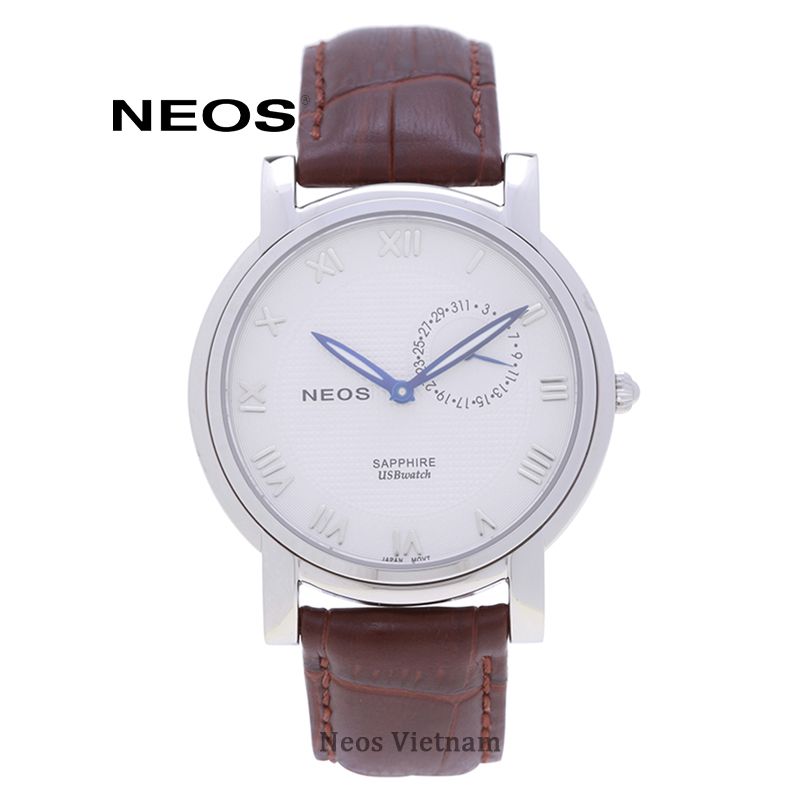 Đồng Hồ Nam dây da Neos N-40642M Sapphire Chính Hãng