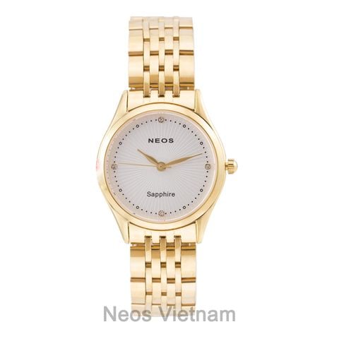 Đồng Hồ Nữ Chính Hãng Neos N-40663L Sapphire Dây Thép Vàng