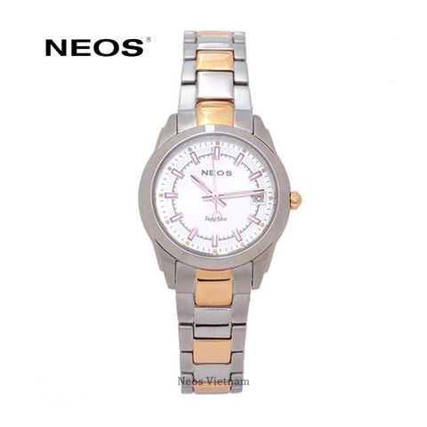 Đồng Hồ Nữ Đẹp Neos N-40664L Dây Thép Vàng