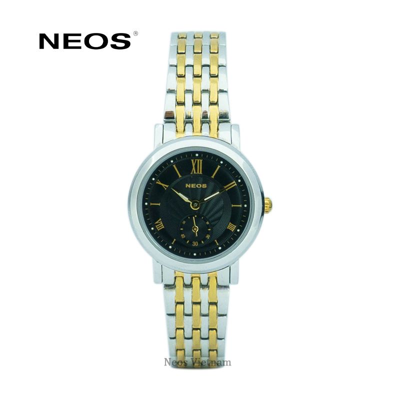 Đồng Hồ Nữ Đẹp Neos N-40675L Dây Thép Vàng