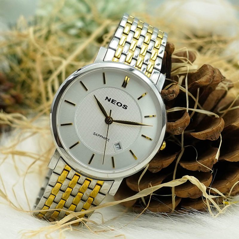 Đồng Hồ Nam Dây Thép Neos N-40676G Sapphire Bảo Hành Chính Hãng