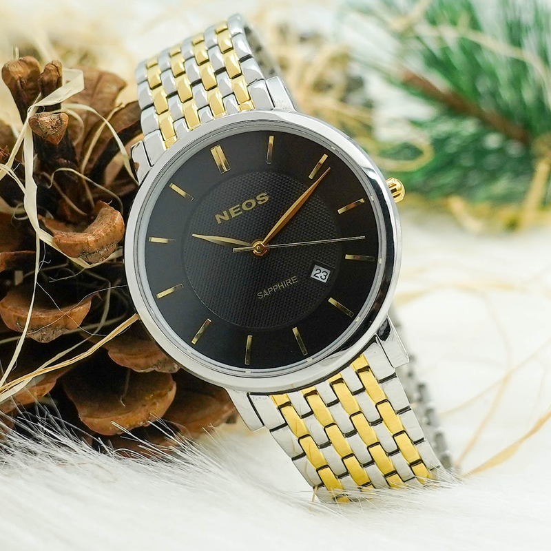 Đồng Hồ Nam Dây Thép Neos N-40676G Sapphire Bảo Hành Chính Hãng