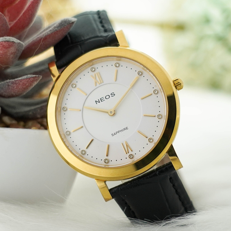 Đồng Hồ Dây Da Nam Neos N-40677M Sapphire Bảo Hành 1 Đổi 1