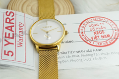 Đồng Hồ Nữ Dây Lưới Neos N-40679L Sapphire Chính Hãng