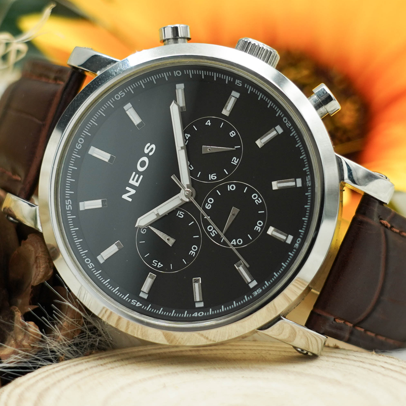 Đồng Hồ Nam Chronograph 6 Kim Neos N-40680M Sapphire Bảo Hành Chính Hãng 5 Năm