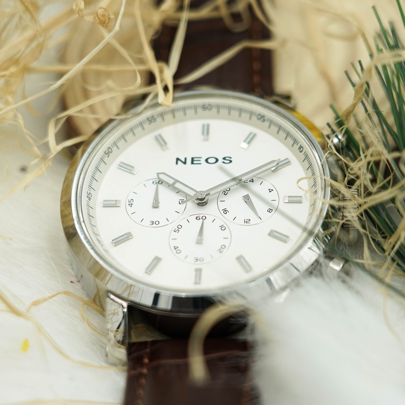 Đồng Hồ Nam Chronograph 6 Kim Neos N-40680M Sapphire Bảo Hành Chính Hãng 5 Năm
