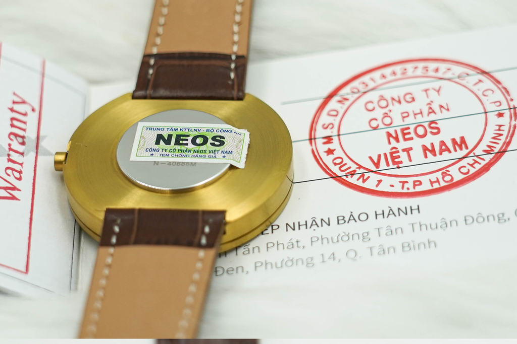 Đồng Hồ Thời Trang Nam Dây Da Neos N-40688M Sapphire Bảo Hành Chính Hãng 5 Năm
