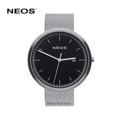 Đồng Hồ Neos N-40705M Dây Thép Lưới Vàng Sapphire