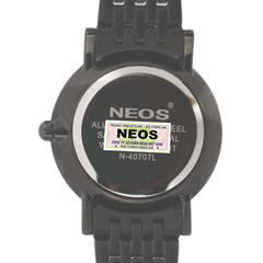 Đồng Hồ Nữ Neos N-40707L Full Đen Sapphire Chính Hãng