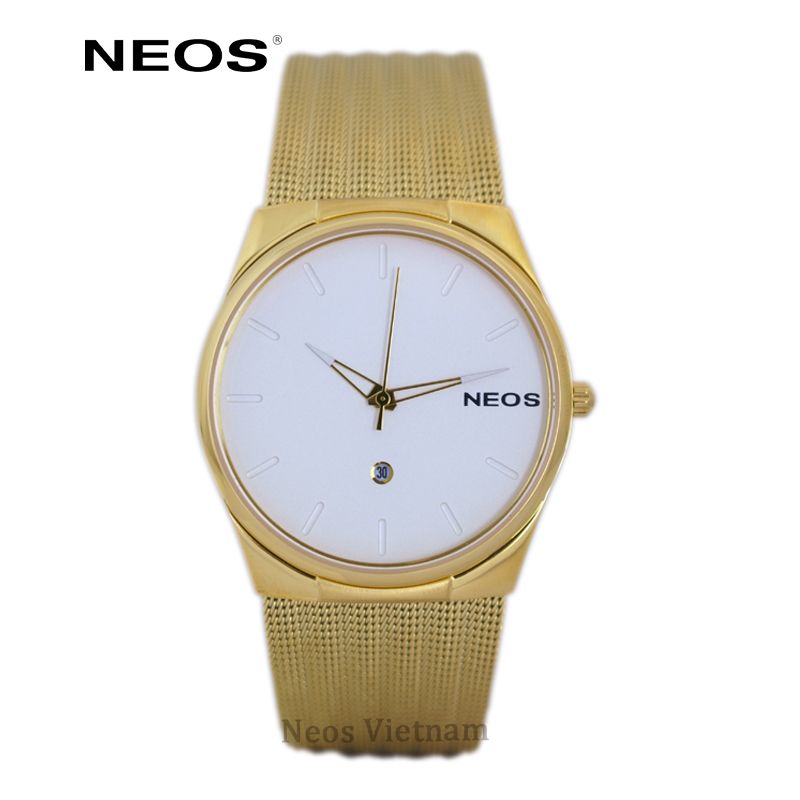 Đồng Hồ Nam Đẹp Neos N-40713M Sapphire Dây Lưới