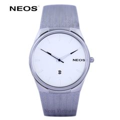 Đồng Hồ Nam Đẹp Neos N-40713M Sapphire Dây Lưới