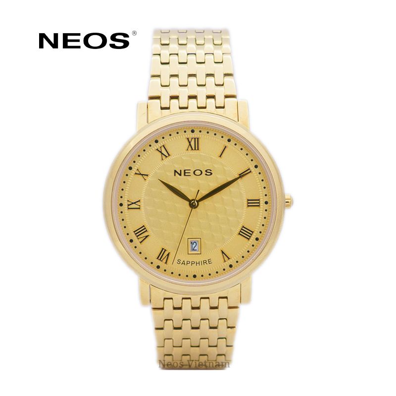 Đồng Hồ Nam Neos N-40737G Dây Thép Sapphire Chính Hãng