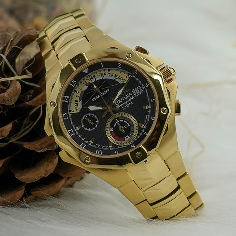 Đồng Hồ Nam Chronograph 6 Kim 3 Cốt Neos N-50516M Sapphire Dây Thép