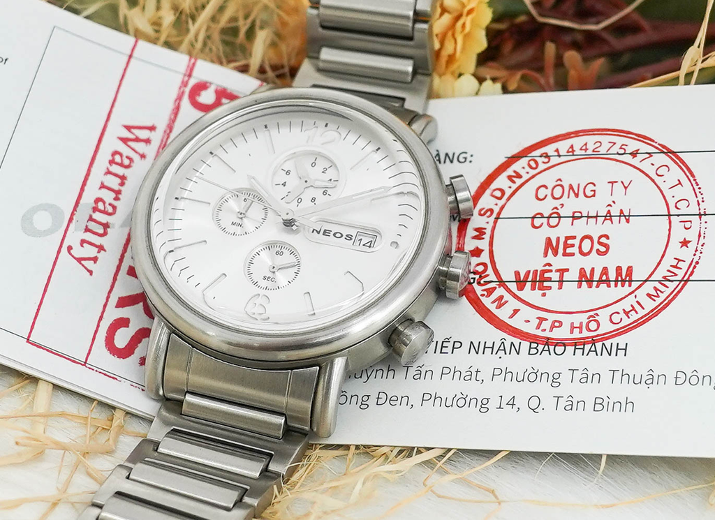 Đồng Hồ Nam Chronograph Neos N-50555M Sapphire Bảo Hành Chính Hãng 5 Năm