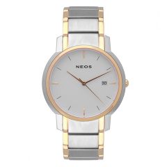 Đồng Hồ Tình Nhân Neos N-30853 Dây Thép Sapphire