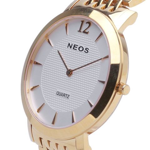 Đồng Hồ Nam Chính Hãng Neos N-30872M Sapphire Dây Thép Vàng