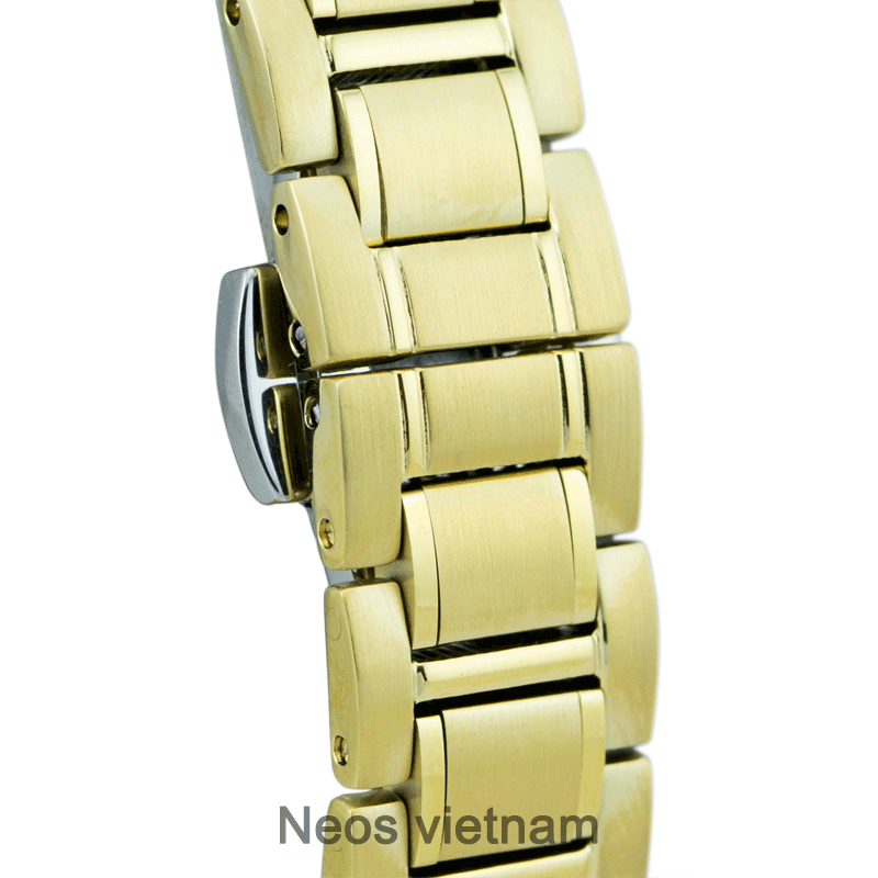 Đồng Hồ Nữ Đẹp Neos N-30864L Dây Thép Vàng