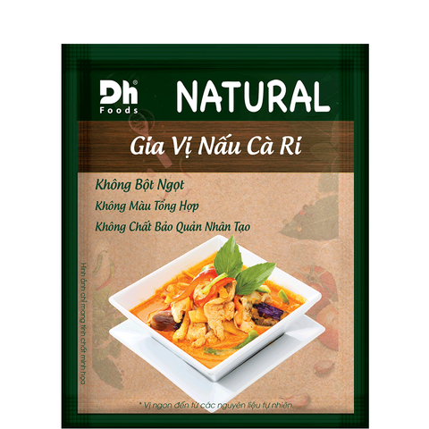  Natural Gia vị nấu cà ri 10g/gói 